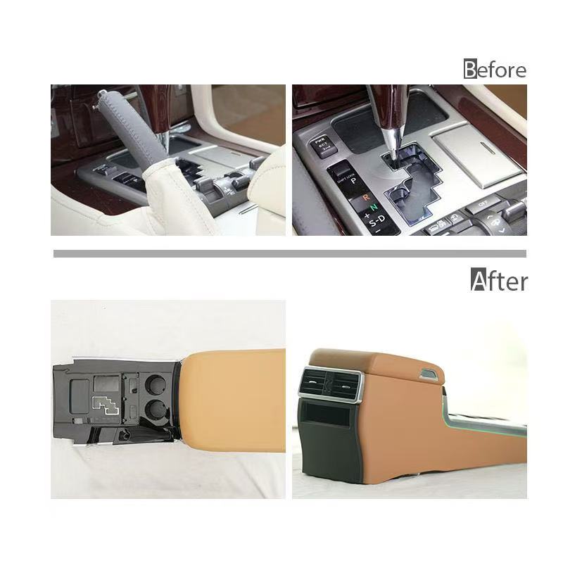 Popular Leather Interior Accessories for Lexus 2008-2015 LX570 Upgrade to LX600 ConversionKit SteeringWheel Console DoorPanel