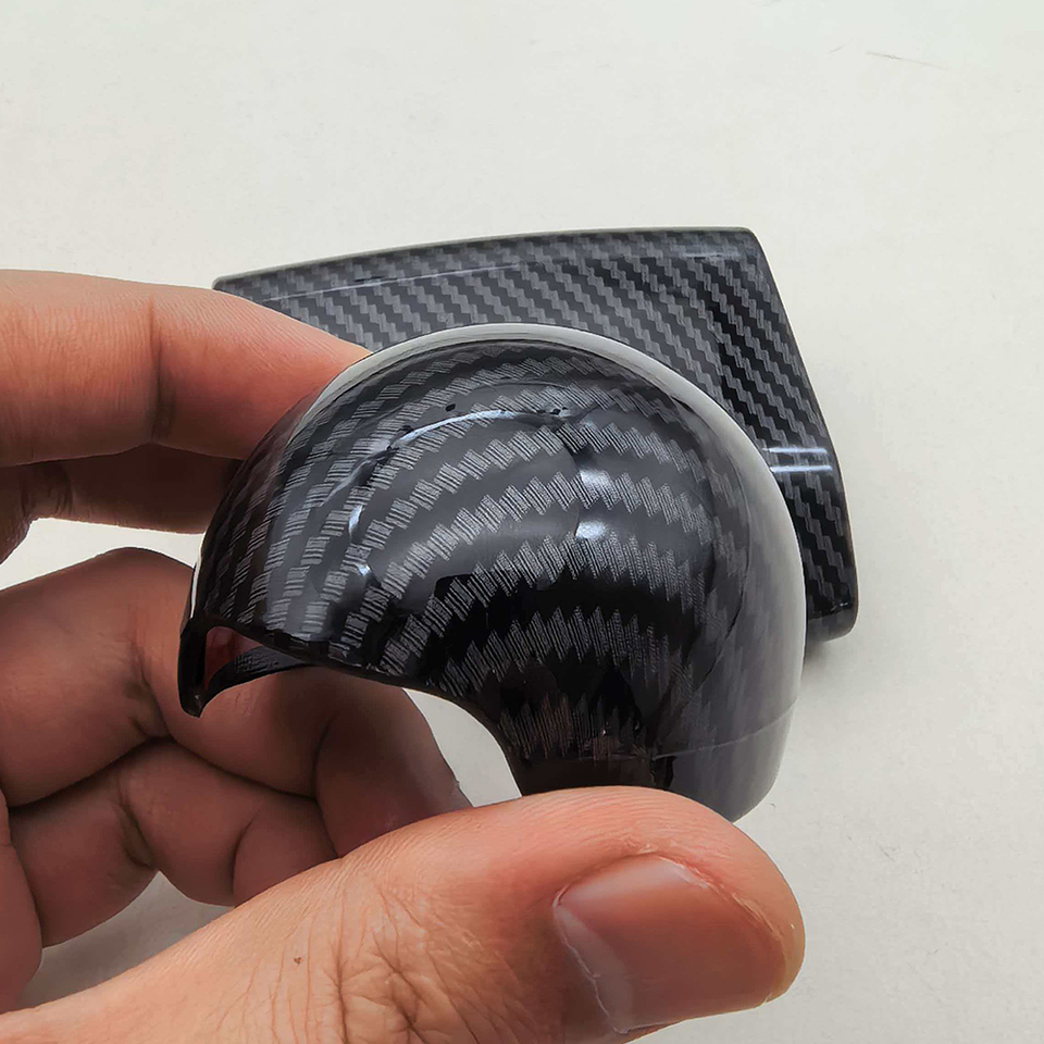 Carbon Fiber Car Gear Shift Knob Cover for Audi A3 A4 A5 A6 A7 S-line Interior Accessories
