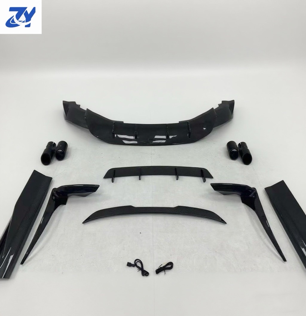 707 Style Carbon Fiber Customized Body Kit Upgraded Front Rear Bumper Front Headlight Side Skirt for Aston Martin DBX