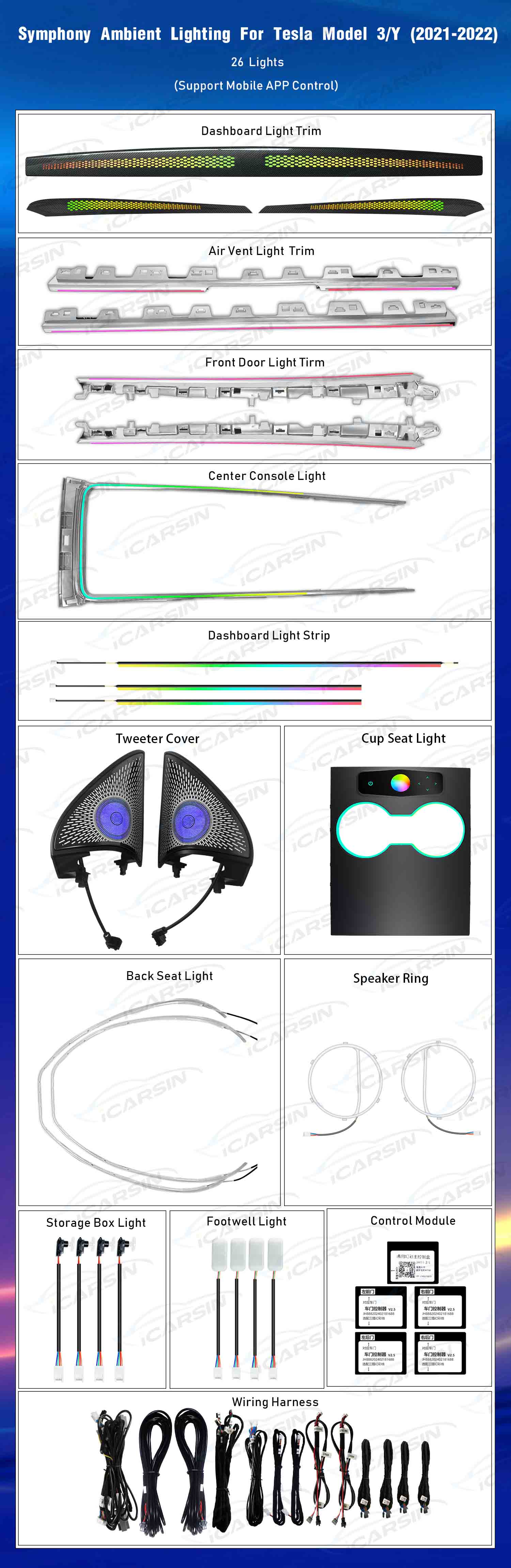 Tesla Ambient Light