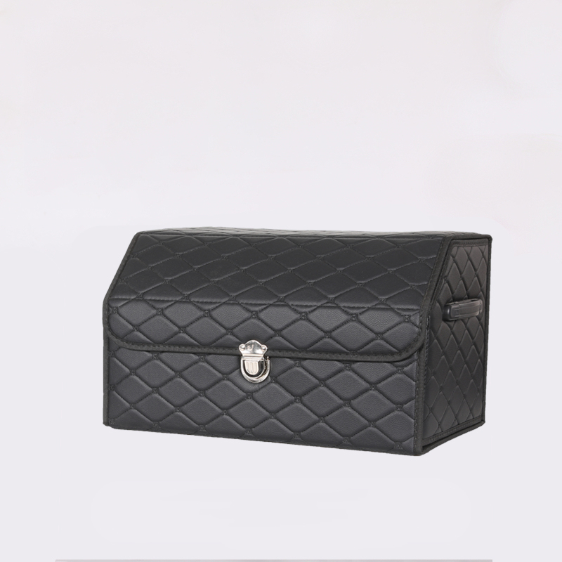 Luxury Interior Car Accessories for Leather Auto Trunk Organizer for Suv Car Truck