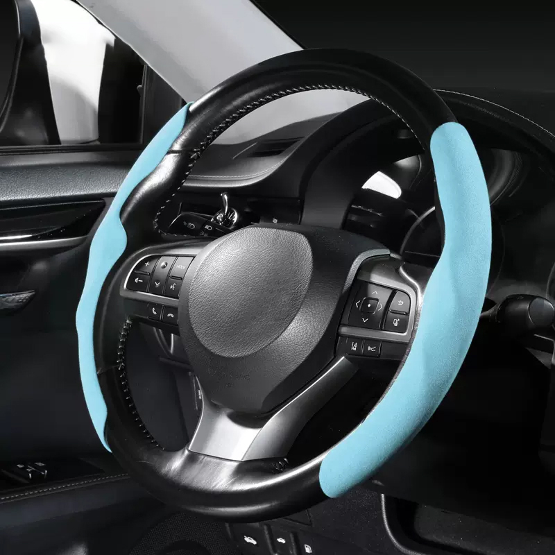 Best Steering Wheel Cover for lexus Nx Gx470 Lx470 Es350 Is300 Is250 Lx570 Ct200h Es300h Rx330 Gx 460 Suede Interior Accessories