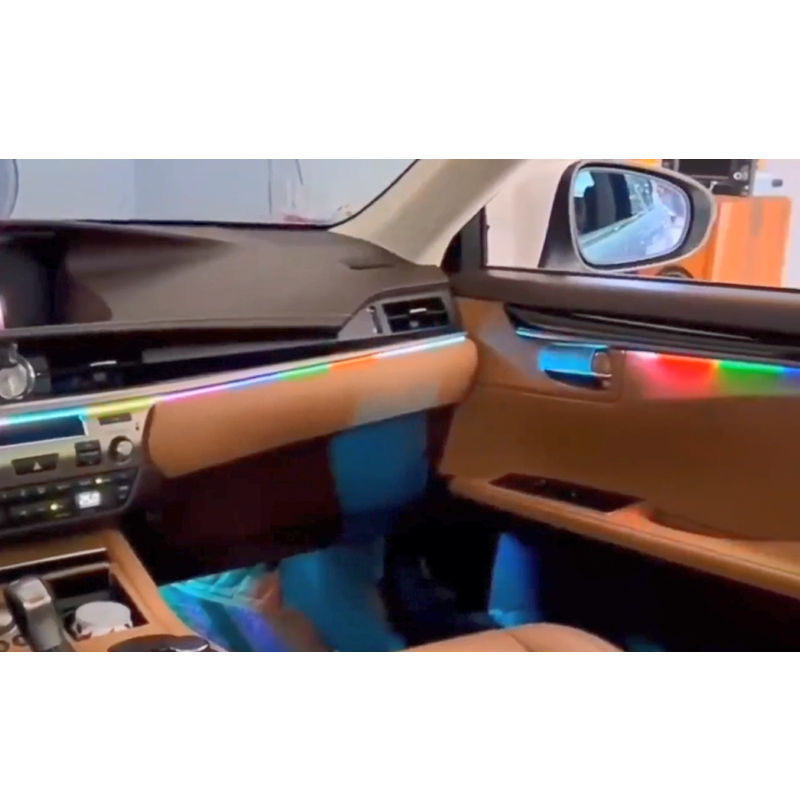 Upgrade 256 Colors Symphony Led Car Interior Ambient Light for Lexus ES 2013-2017 Atmosphere Strip Accessories