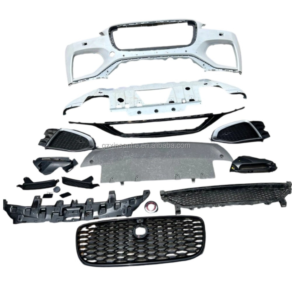 New Jaguar Front Bumper Cover &amp; Grille with Tow Hook for F-PACE 2016