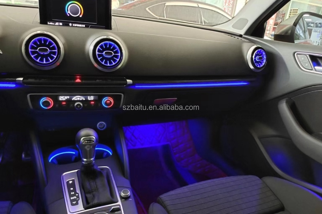 Symphony Kit Ambient Light Kit for for Audi A3 8V S3 RS3 2013-2018 Upgraded 64 Colors Interior Atmosphere Light Accessories