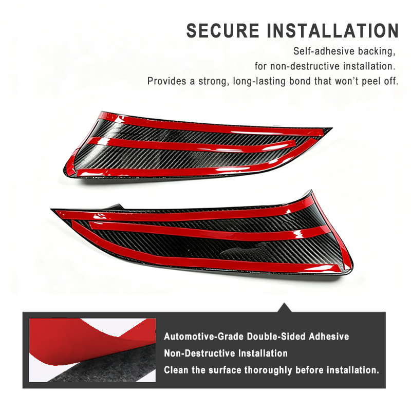 Carbon Fiber Car Part Front Bumper Lip Cover for 2019-2022 Toyota Supra A90 Car Exterior Accessory
