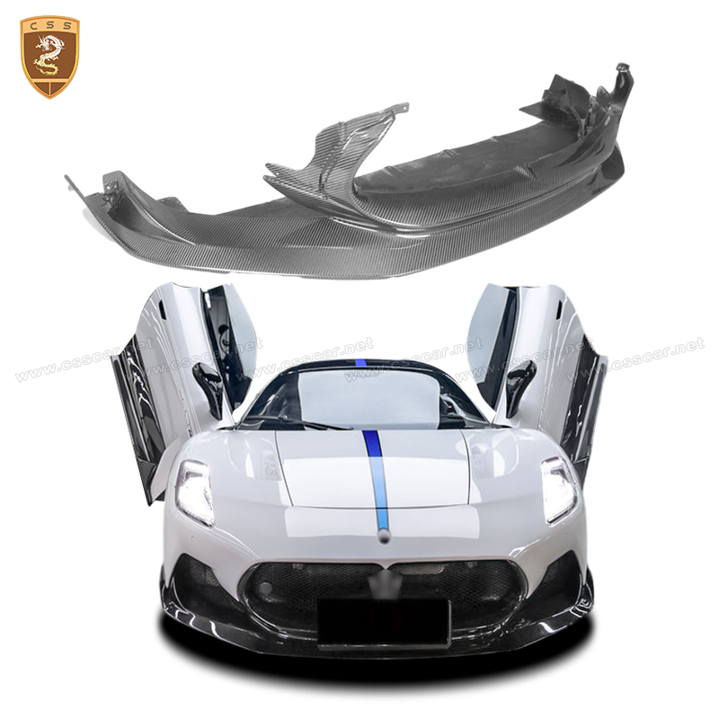 Od Style Dry Carbon Front Lip for Maserati Mc20 2020+ Front Bumper Lip Spoiler Splitter