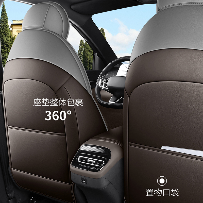Custom Fit Car Seat Cover For Changan CS55 Plus Full Set Vehicle-Specific For Closed Off-Road Vehicle Car Decoration Accessories