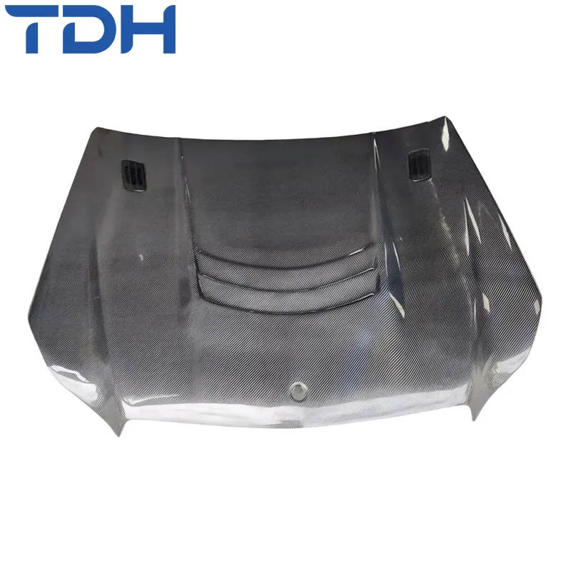 Carbon Fiber Hood Side Detail
