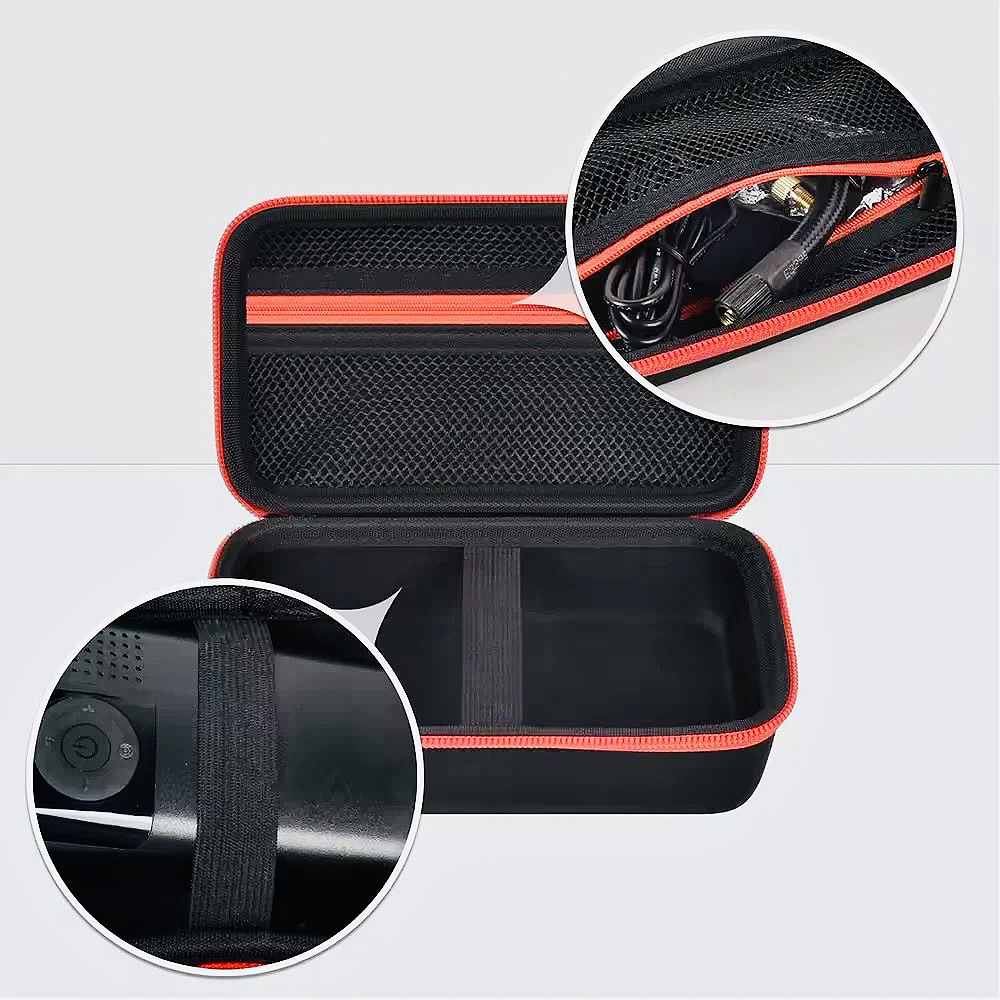 Portable EVA Car Air Pump Storage Bag Wireless Air Inflator Charger Storage Case Waterproof EVA Storage Organizer
