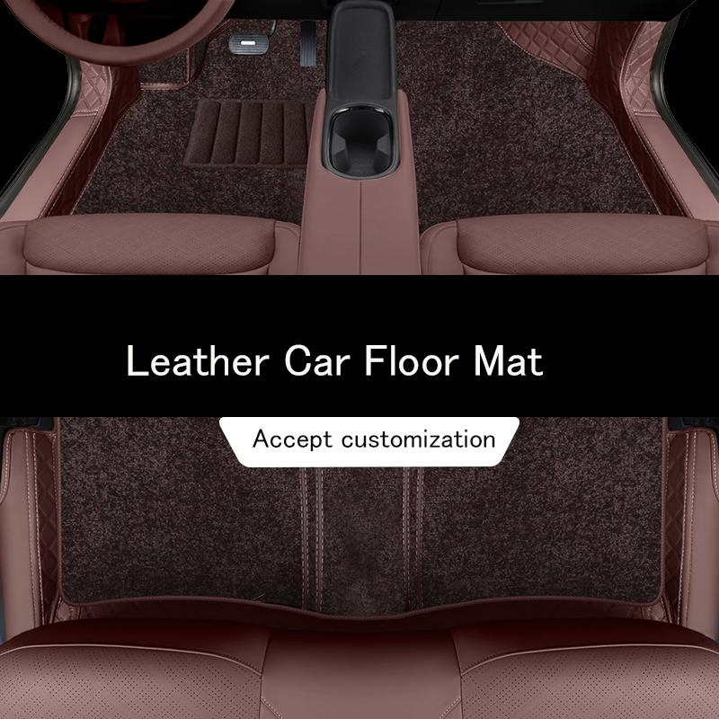 Waterproof Car Mats Non Slip Carpet for Alfa Romeo Giulia 2017 2018 Luxury Leather Car Floor Mats