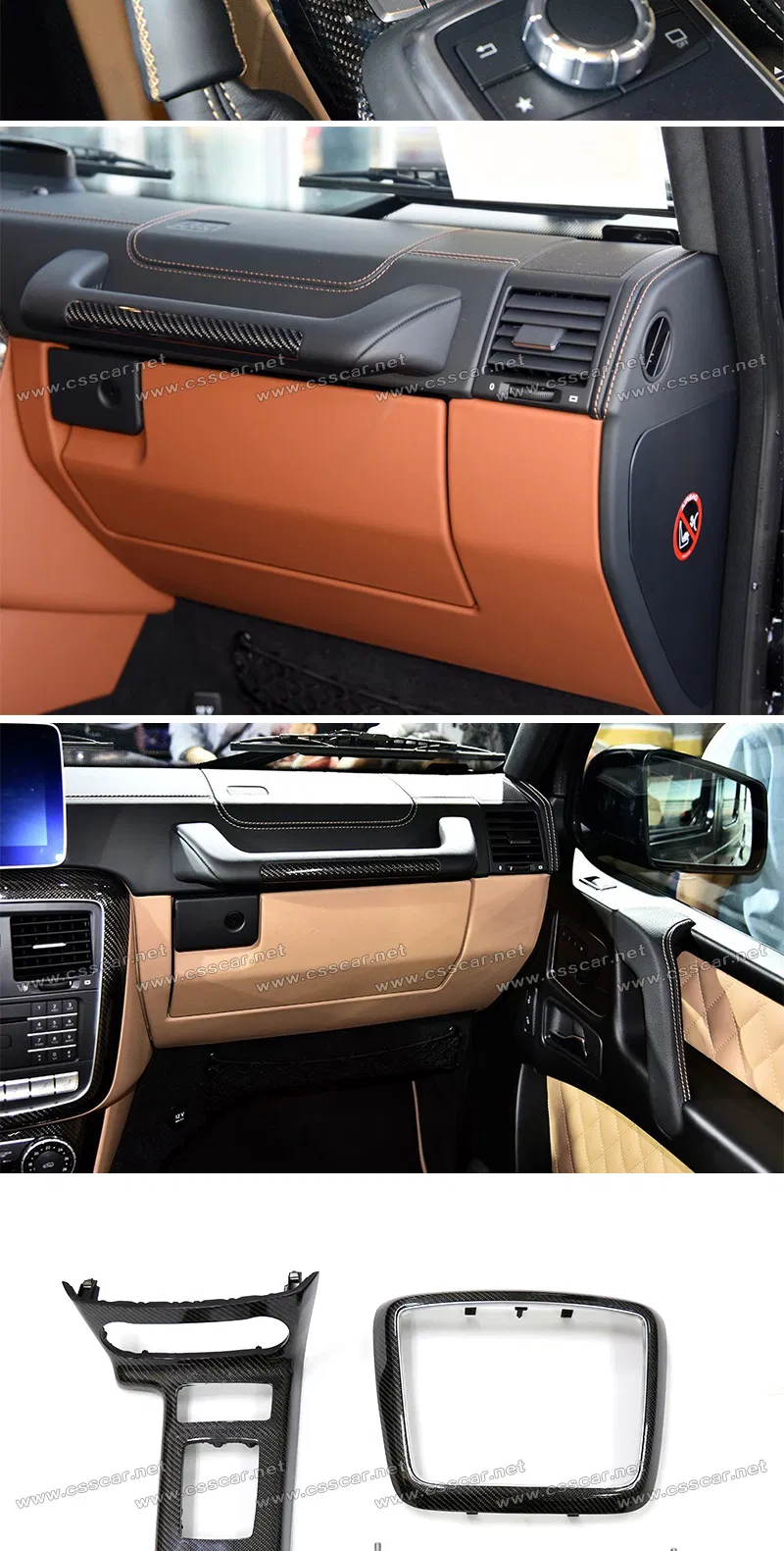 W463 Carbon Fiber Cover 3