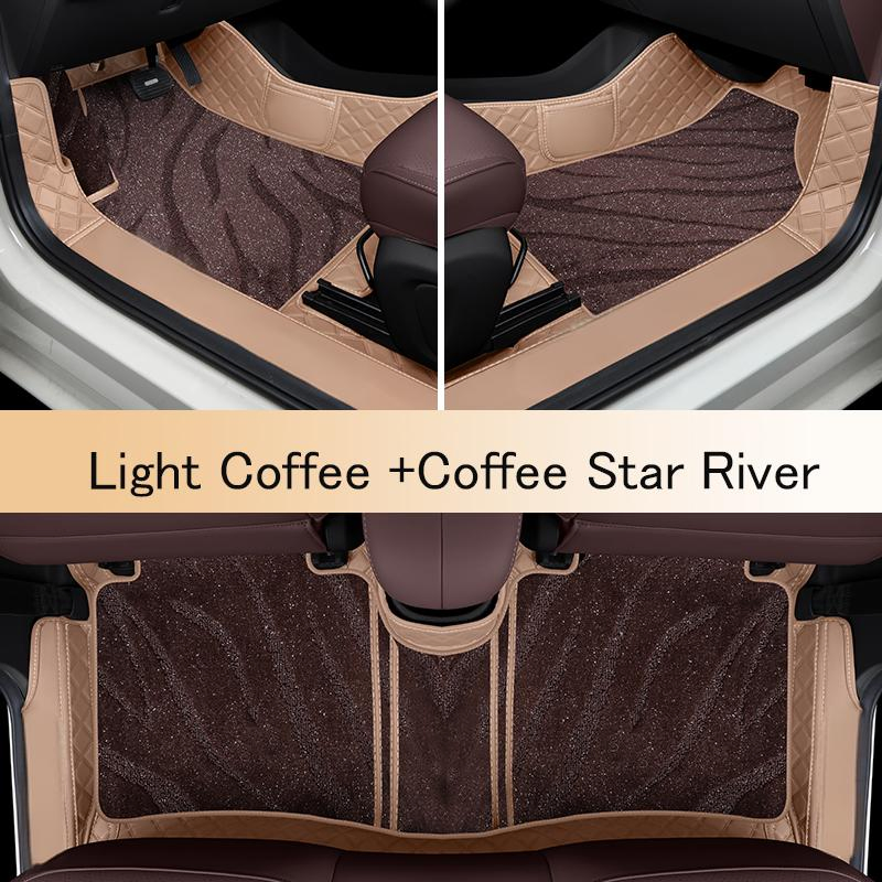 Waterproof Car Mats Non Slip Carpet for Alfa Romeo Giulia 2017 2018 Luxury Leather Car Floor Mats
