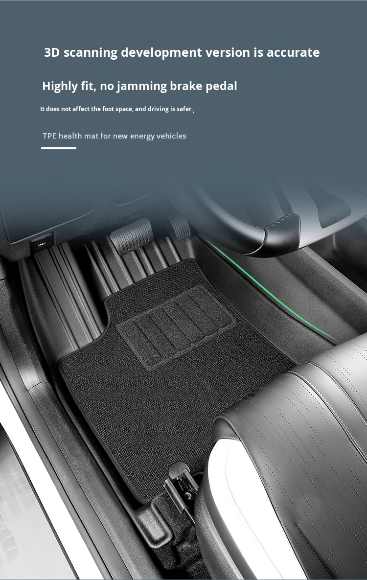 Custom Fit 3D TPE Car Mat Non-Toxic Material