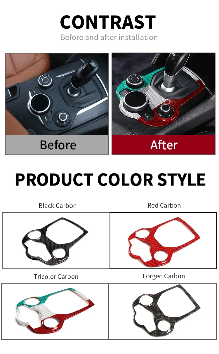 Gear Panel Trim for Stelvio