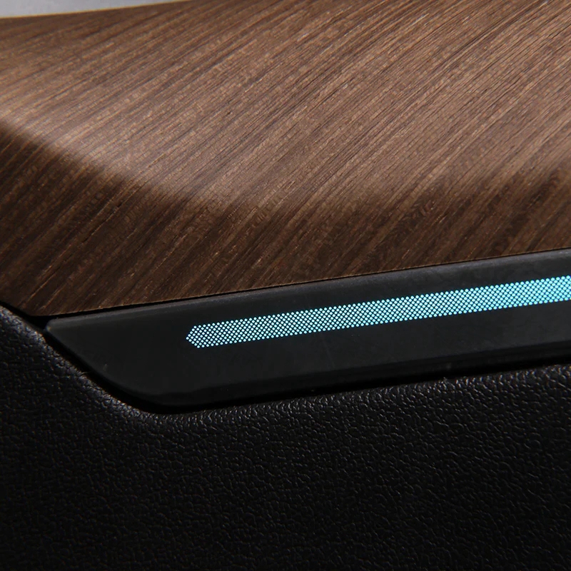 Laser Engraving Ambient Light for Tesla Model 3/Y Interior Lighting Accessories LCD Screen Control Center Console LED