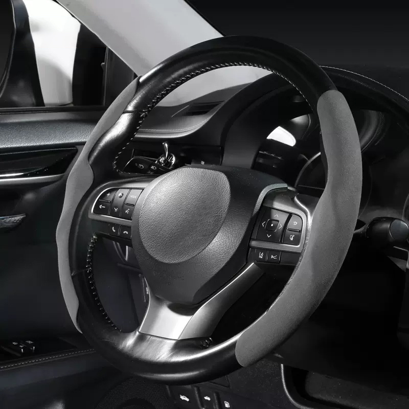 Best Steering Wheel Cover for lexus Nx Gx470 Lx470 Es350 Is300 Is250 Lx570 Ct200h Es300h Rx330 Gx 460 Suede Interior Accessories