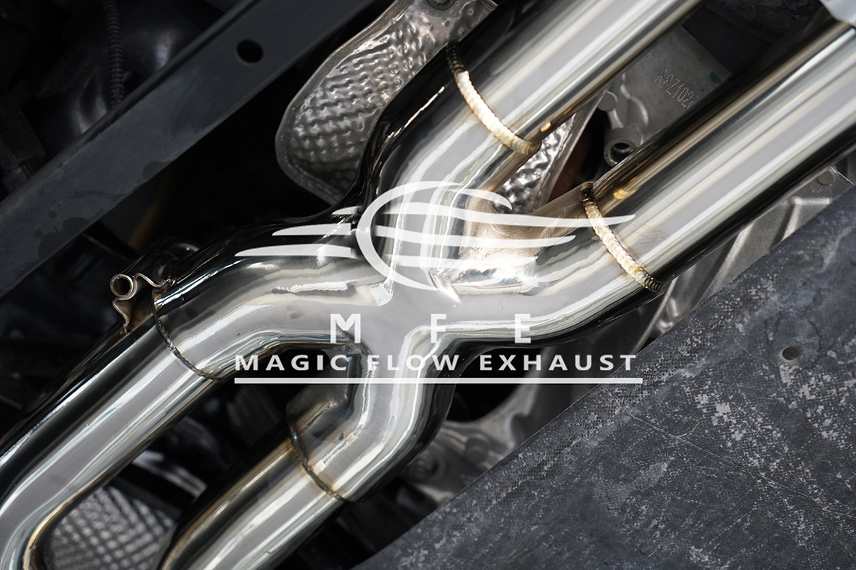 Popular Design Exhaust Pipe Muffler Cat-back for Audi A6 A7 C8 3.0T EA839 2019-2023 Car Accessories S6 S7 Style