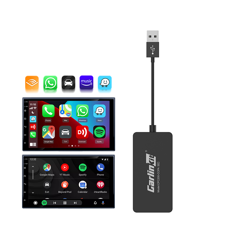 Carlinkit CPC200-CCPA Multimedia Play In The Car Wireless CarPlay Adapter For Android Auto Dongle