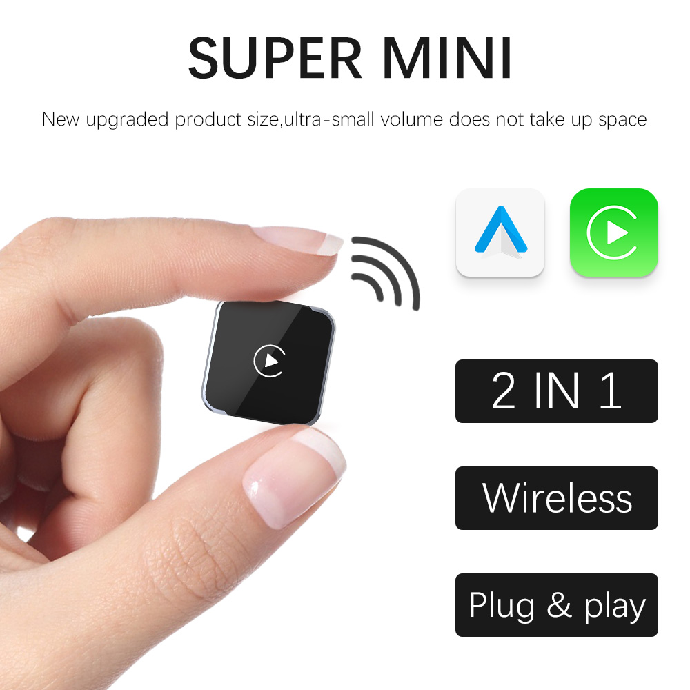 Wireless CarPlay Adapter For Apple Wired To Wireless Mini Plug And Play Connection Car Play For IPhone