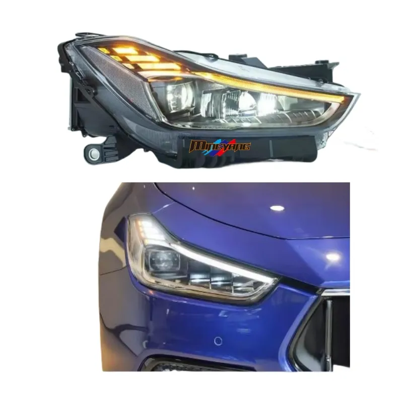 Maserati Ghibli Head Light detail 1
