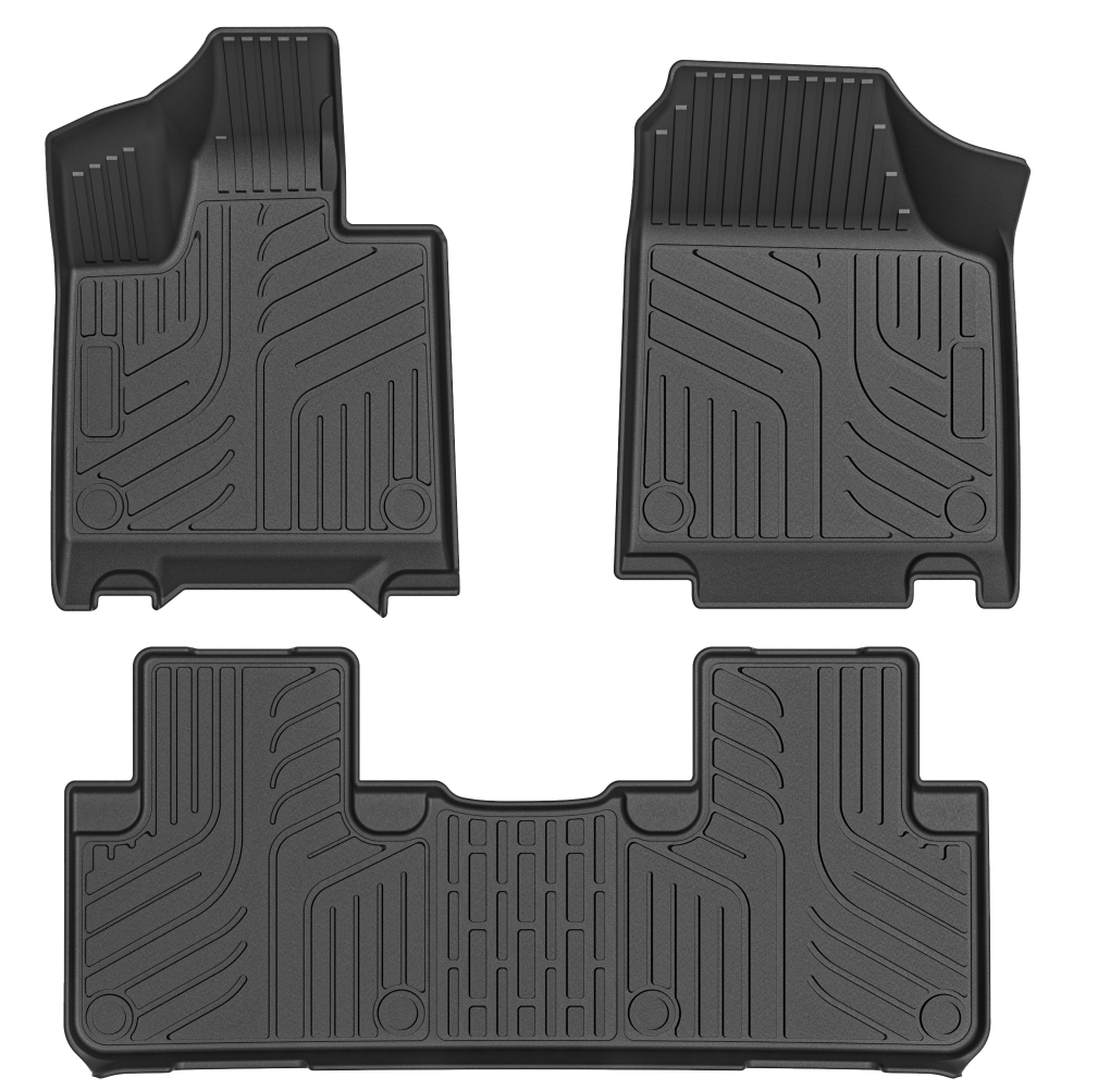 Custom Luxury Deep Tray Full Set 3Pcs All Weather 3D TPE Car Floor Mats for AITO Cars Protection