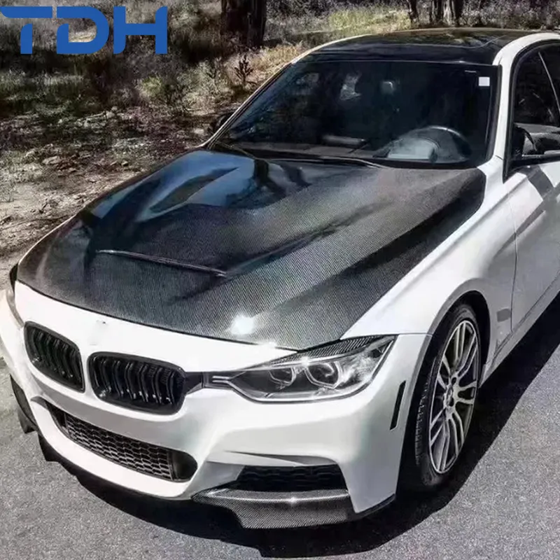 Car Accessories Carbon Fiber Hood Bonnet for BMW F30 F35 Modified to Gts Carbon Fiber Engine Cover Bonnet