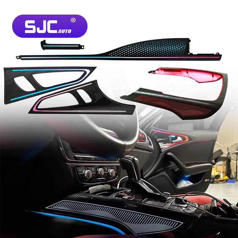 SJC Upgrade Car LED Ambient Lighting for Audi A7 C7 2011-2018 Models Symphony-themed 64-color Ambient Light Trim Accessories