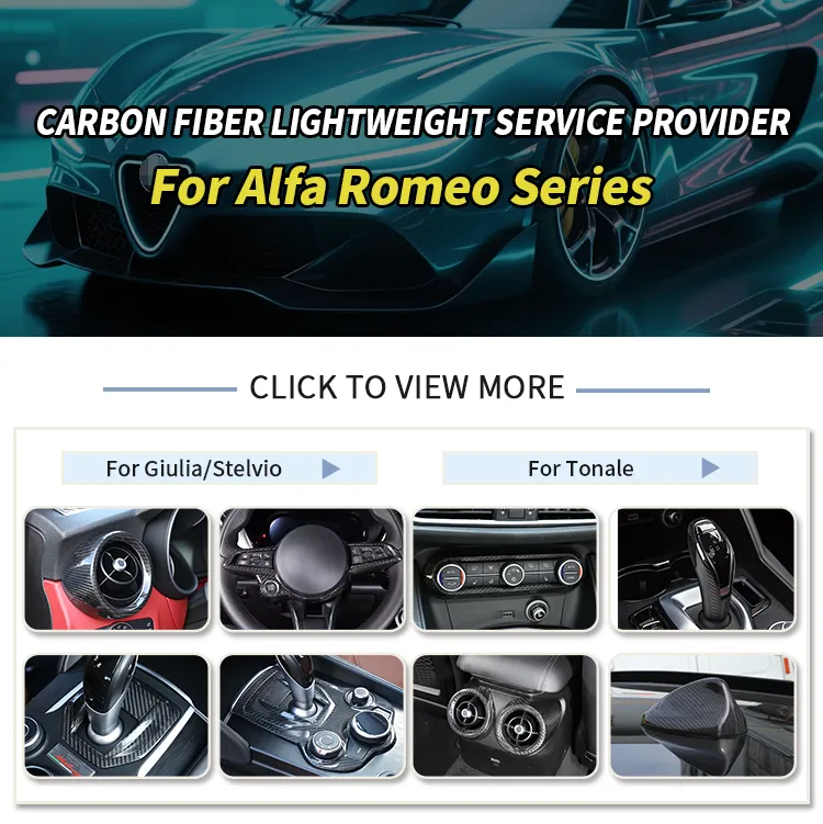 Real Carbon Fiber Gear Panel Decorative Protective Frame