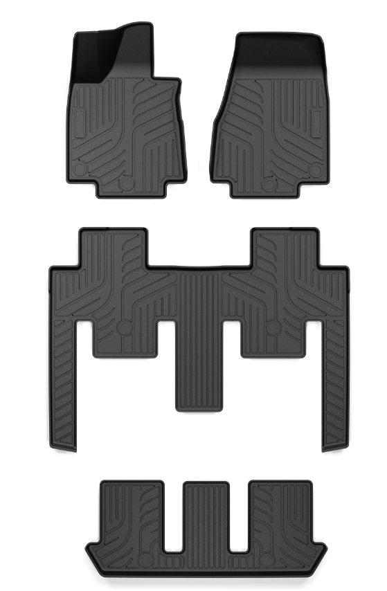 Custom Luxury Deep Tray Full Set 3Pcs All Weather 3D TPE Car Floor Mats for AITO Cars Protection