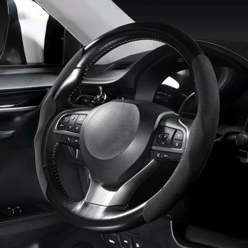 Best Steering Wheel Cover for lexus Nx Gx470 Lx470 Es350 Is300 Is250 Lx570 Ct200h Es300h Rx330 Gx 460 Suede Interior Accessories
