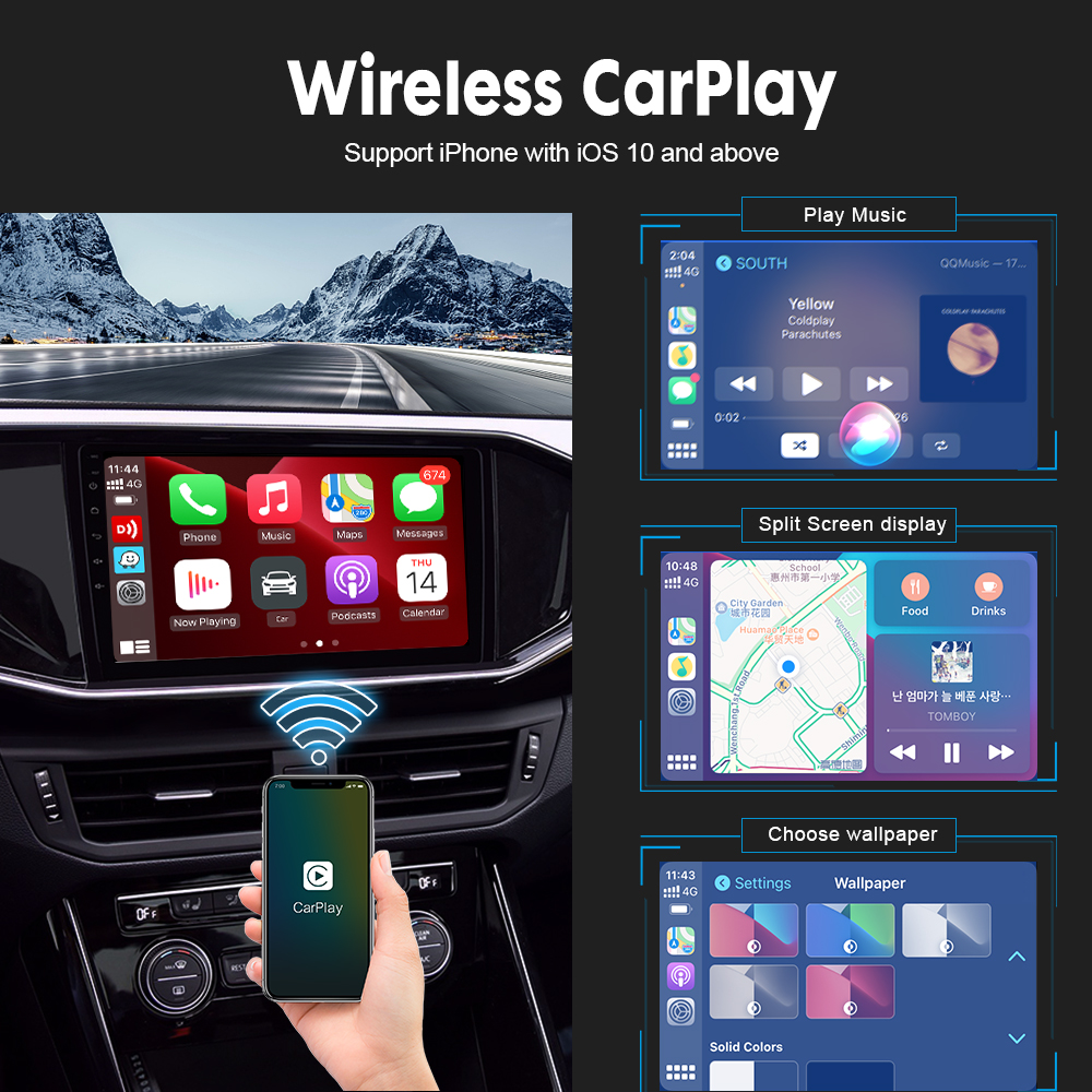 Carlinkit CPC200-CCPA Multimedia Play In The Car Wireless CarPlay Adapter For Android Auto Dongle