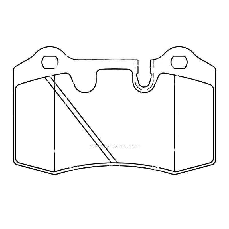 SDCX Auto Parts Accessories Brake Pad D1166-8279 / 4G43-2C562-AA for Aston Martin VANTAGE Convertible