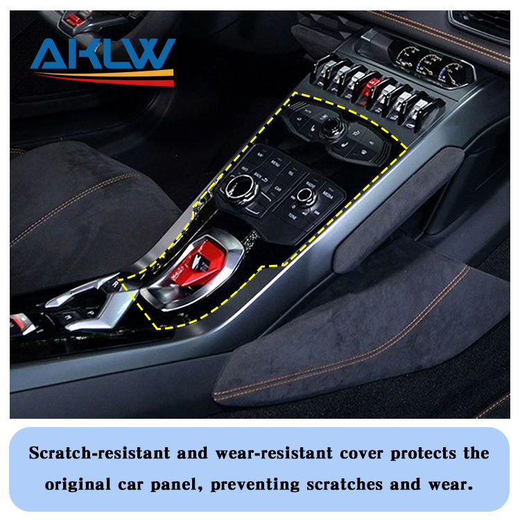Carbon Fiber Car Interior Accessory Center Multimedia Control Button Panel for Lamborghini Huracan 580 / 610