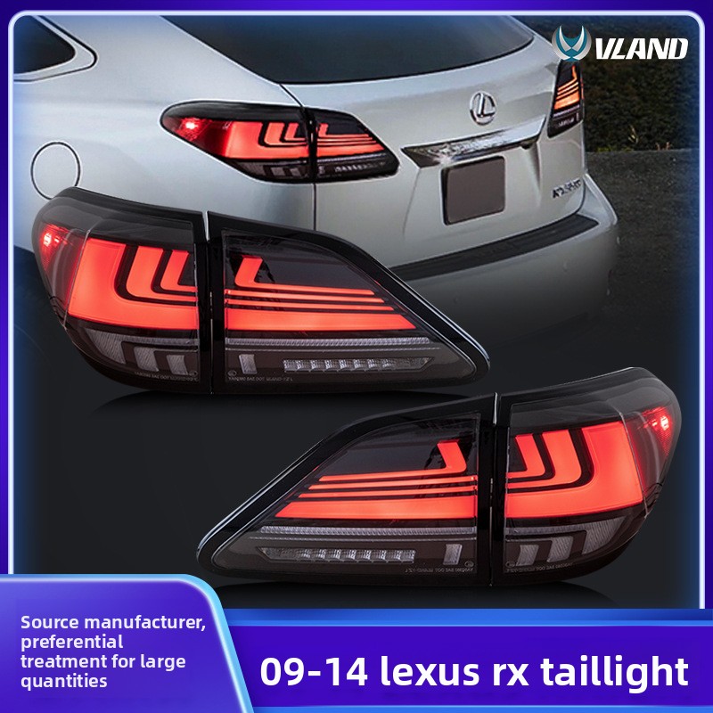 Factory LED Taillights Assembly Rear Lamp Upgrade Accessories for Lexus RX 2009-2014 330 350 F Sport 350L 400h 450h 450hL