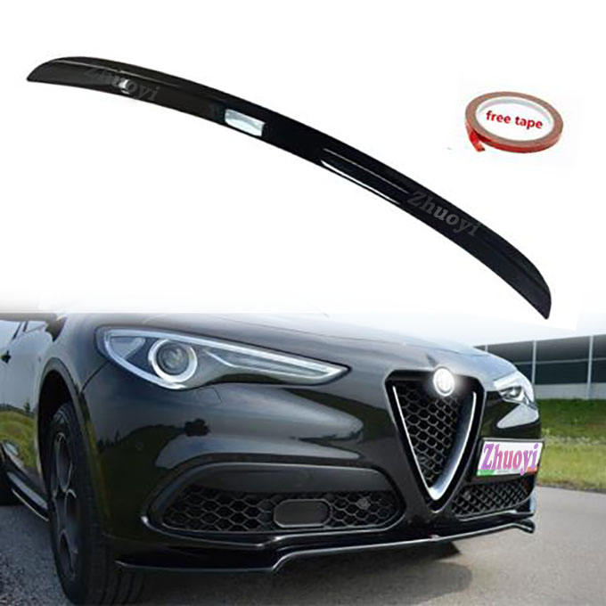 Carbon Fiber Rear Spoiler Lips for Alfa Romeo Stelvio Body Kit