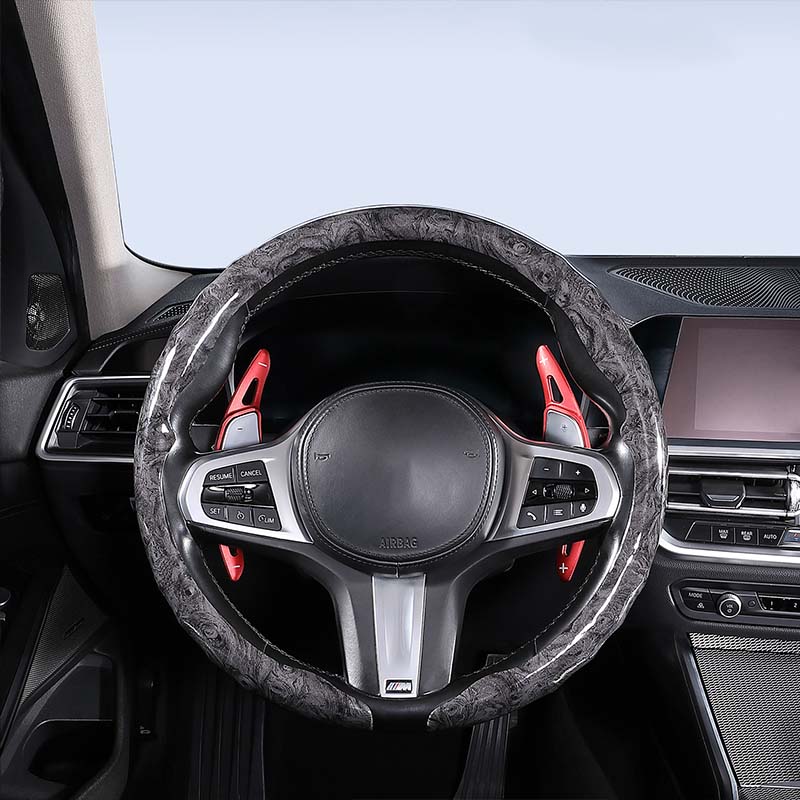 Car Steering Wheel Cover Four Seasons Non-Slip Steering Cover Universal Steering Wheel Accessories for SUV RUV Vehicle