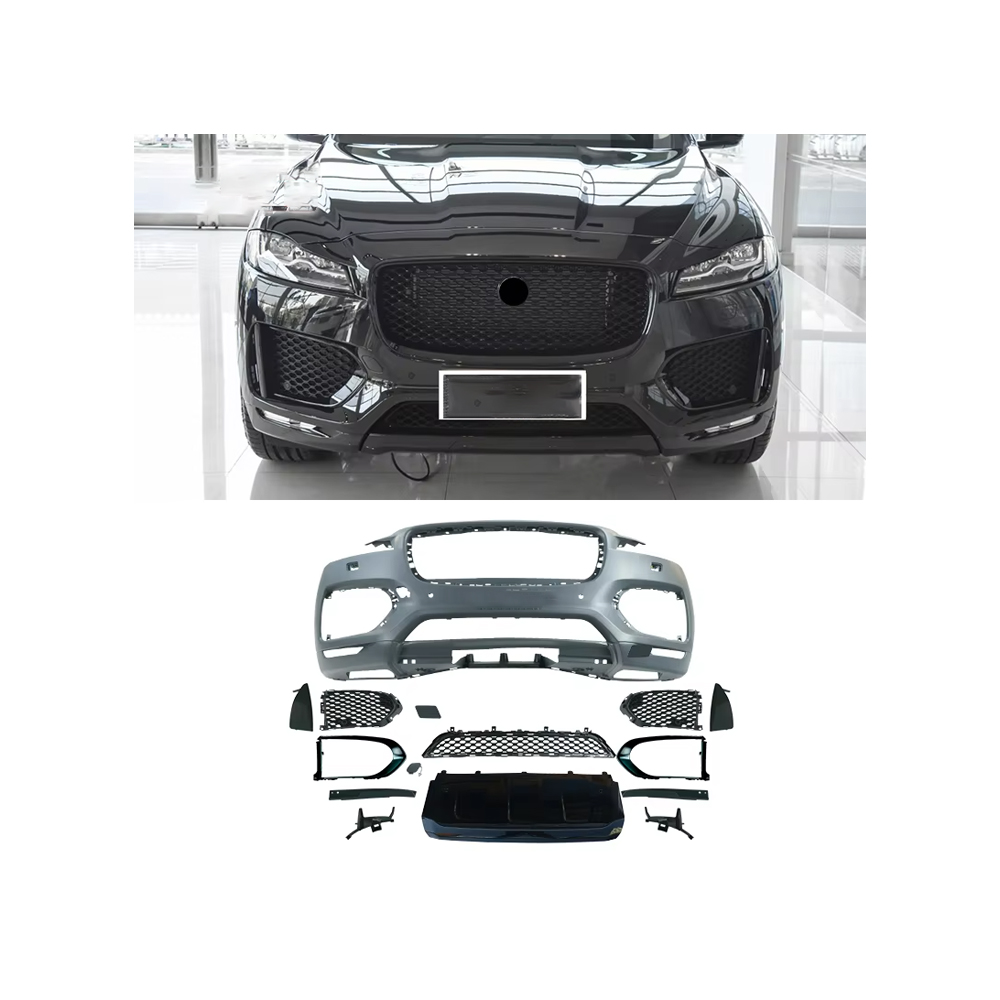 CS Accessories Front Grille Bumper 2018 Upgrade for jaguar f Pace Body Kit