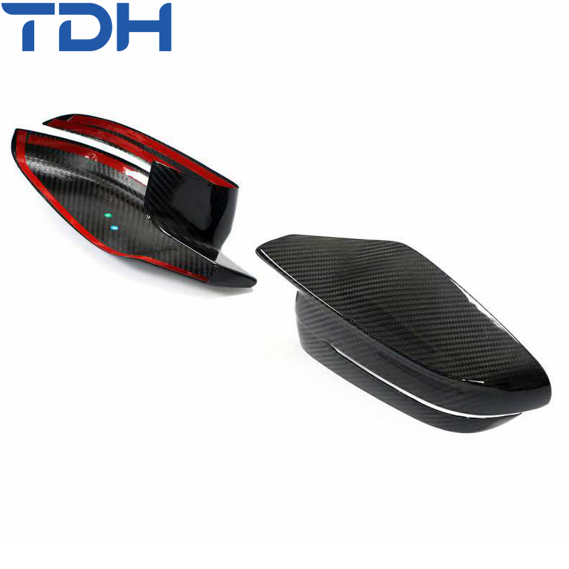 Car Accessories Dry Carbon Fiber Rearview Mirror Cover for BMW G80 G82 M3 M4 Modified to MP Style Carbon Fiber Mirror Cover