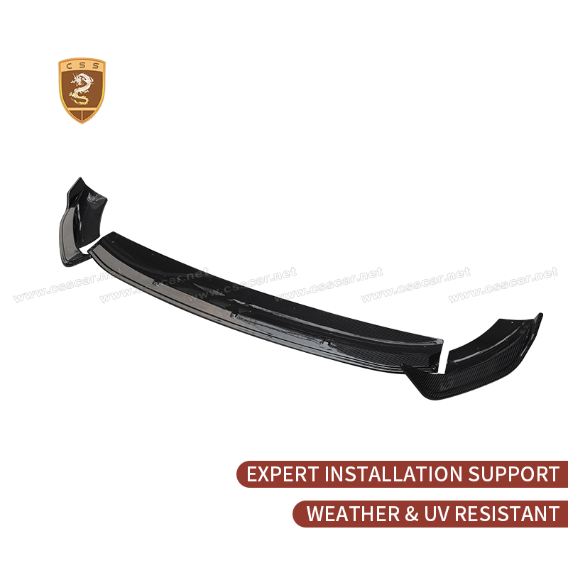 Brilliant Quality Dry Carbon Fiber Css Style Upgrade Front Lip Car Auto Accessories for Mercedes Bens Gle 2024