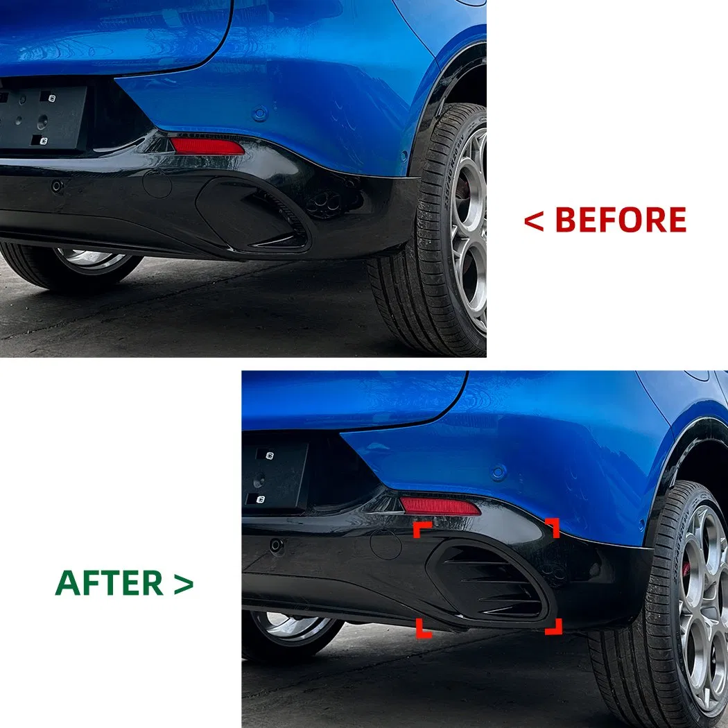 Tonale Exhaust Pipe Cover Splitter for Alfa Romeo Tonale 2023+ Car Accessories