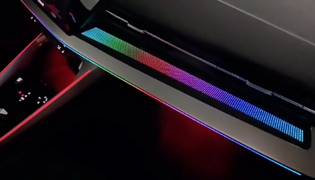 ICarsin Upgrade Symphony Led Car Interior Ambient Lighting Decoration for Audi A3 2021-2026 Carbon Fiber Design Trim Accessories