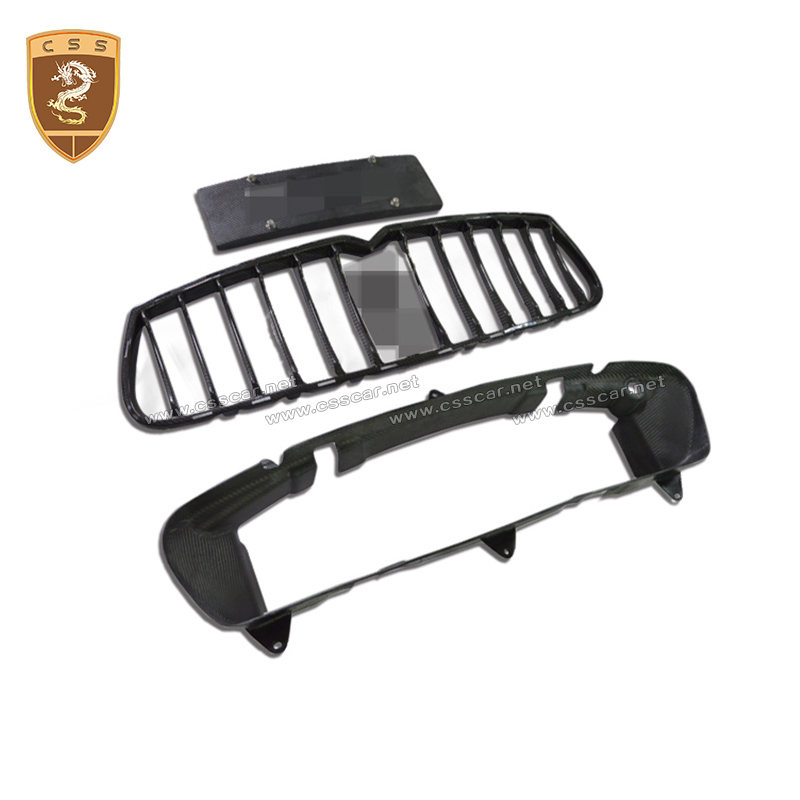 Best Price Carbon Fiber Front Bumper Grille Car Grills for Maserati Ghibli Aspec Style