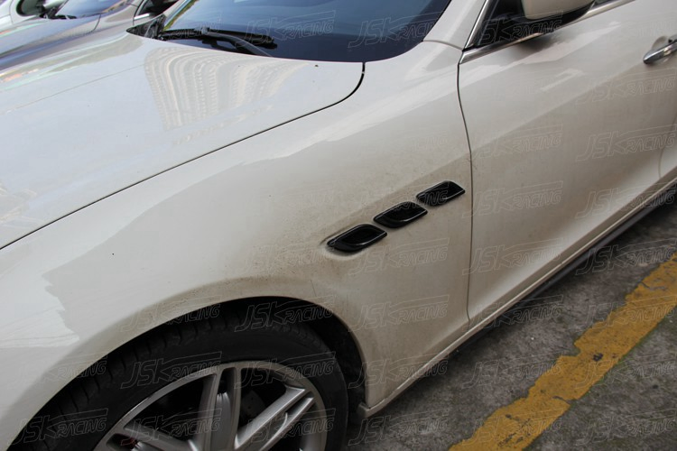 Carbon Fiber for 2013-2016 Maserati Quattroporte Side Air Intakes Left and Right (6 PCS)