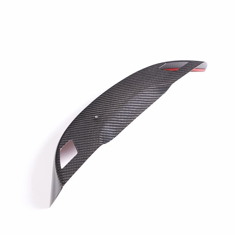 Custom Label Carbon Fiber Car Interior Accessories, Automotive Inner Rearview Mirror Base Trim Air Vent Panel Carbon Fiber Parts for C7