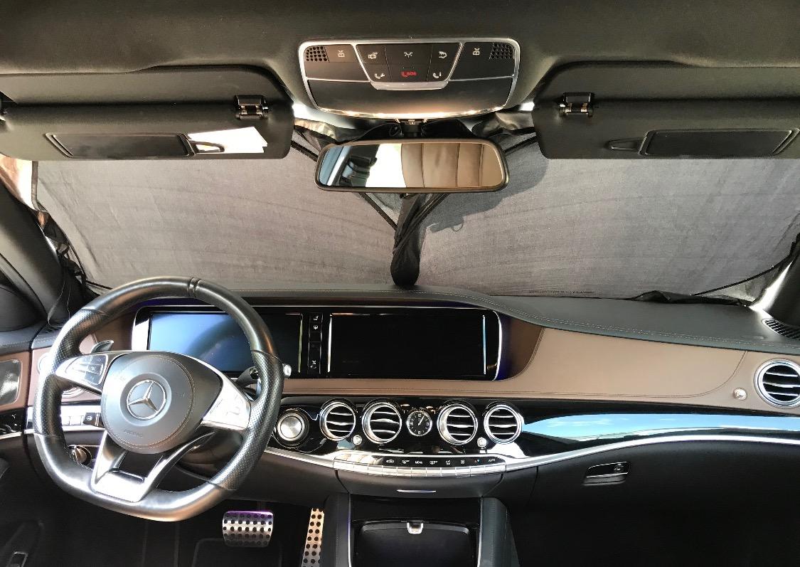 Jaguar Luxury Digital Printing Polyester Fiber 1pcs Universal Fit Car Windshield Sunroof Shades Heatshield UV Protection