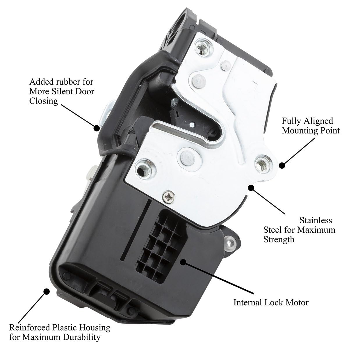 931-303 Front Left Car Central Door Latch Locks Actuator Machine for Cadillac Escalade 2007-2009 OEM 15880052 15889954