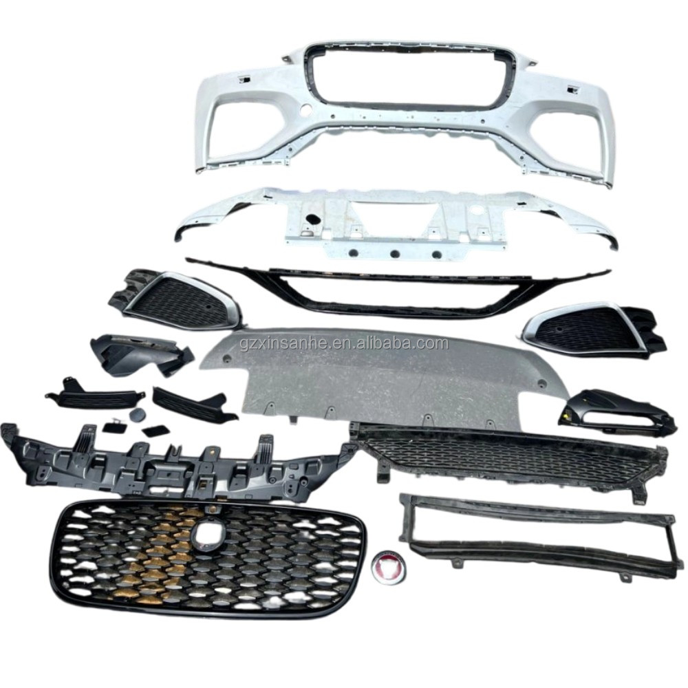 New Jaguar Front Bumper Cover &amp; Grille with Tow Hook for F-PACE 2016