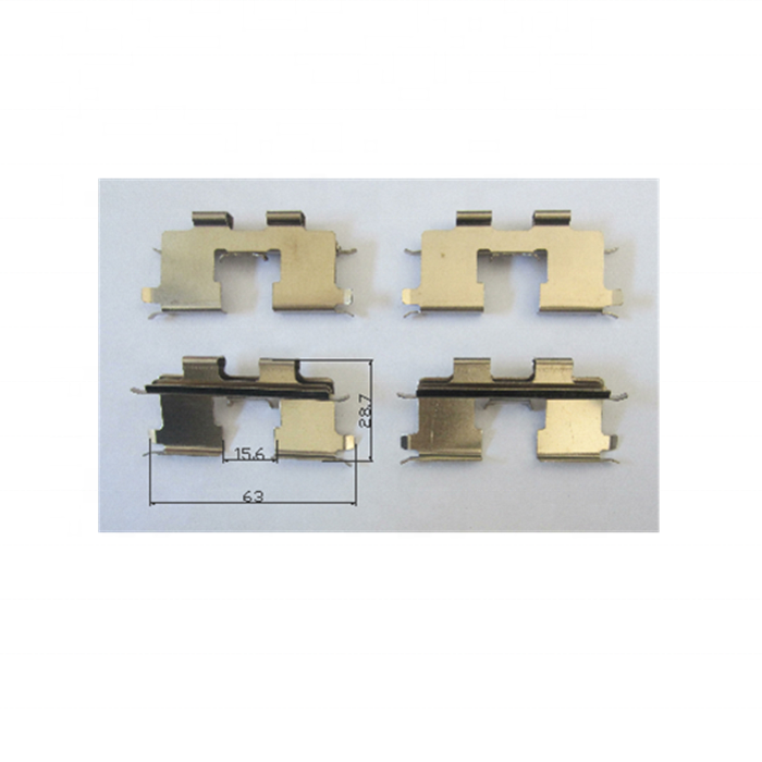 D1210 D813 Auto Brake Accessories Stainless Steel OEM Car Brake Pad Caliper Clip Kit for Toyota Lexus Hyundai