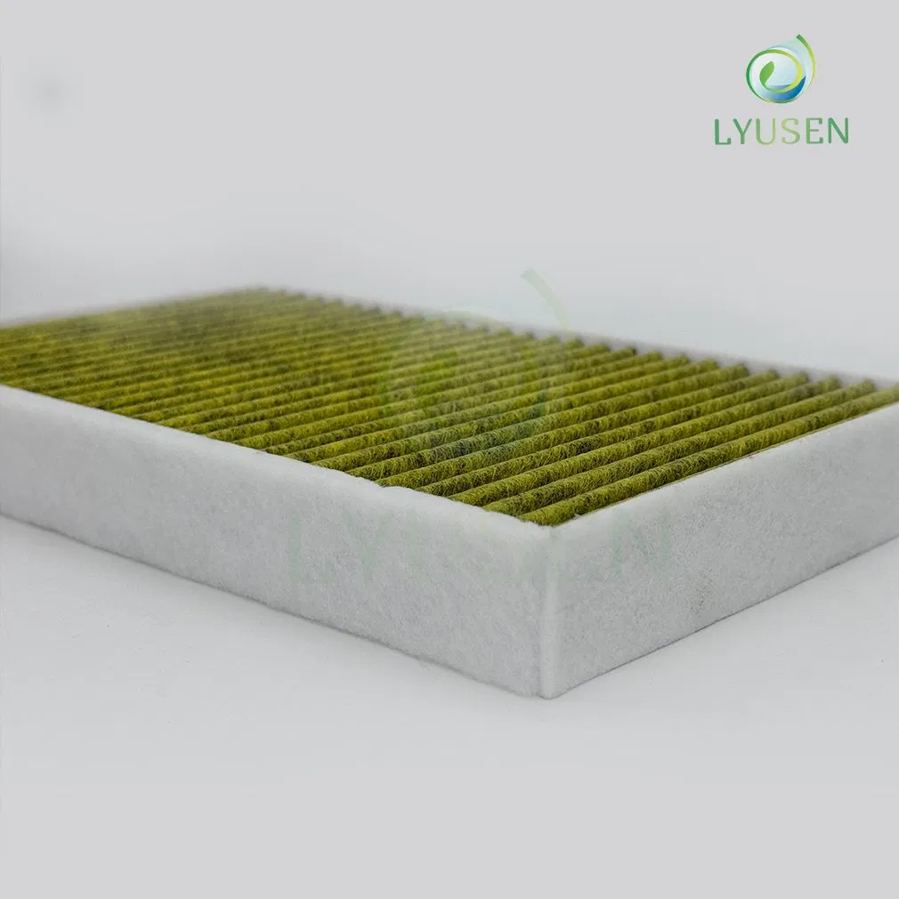 Activated Carbon Cabin Filter for Air Purification and Formaldehyde Removal in Vehicle HVAC Systems